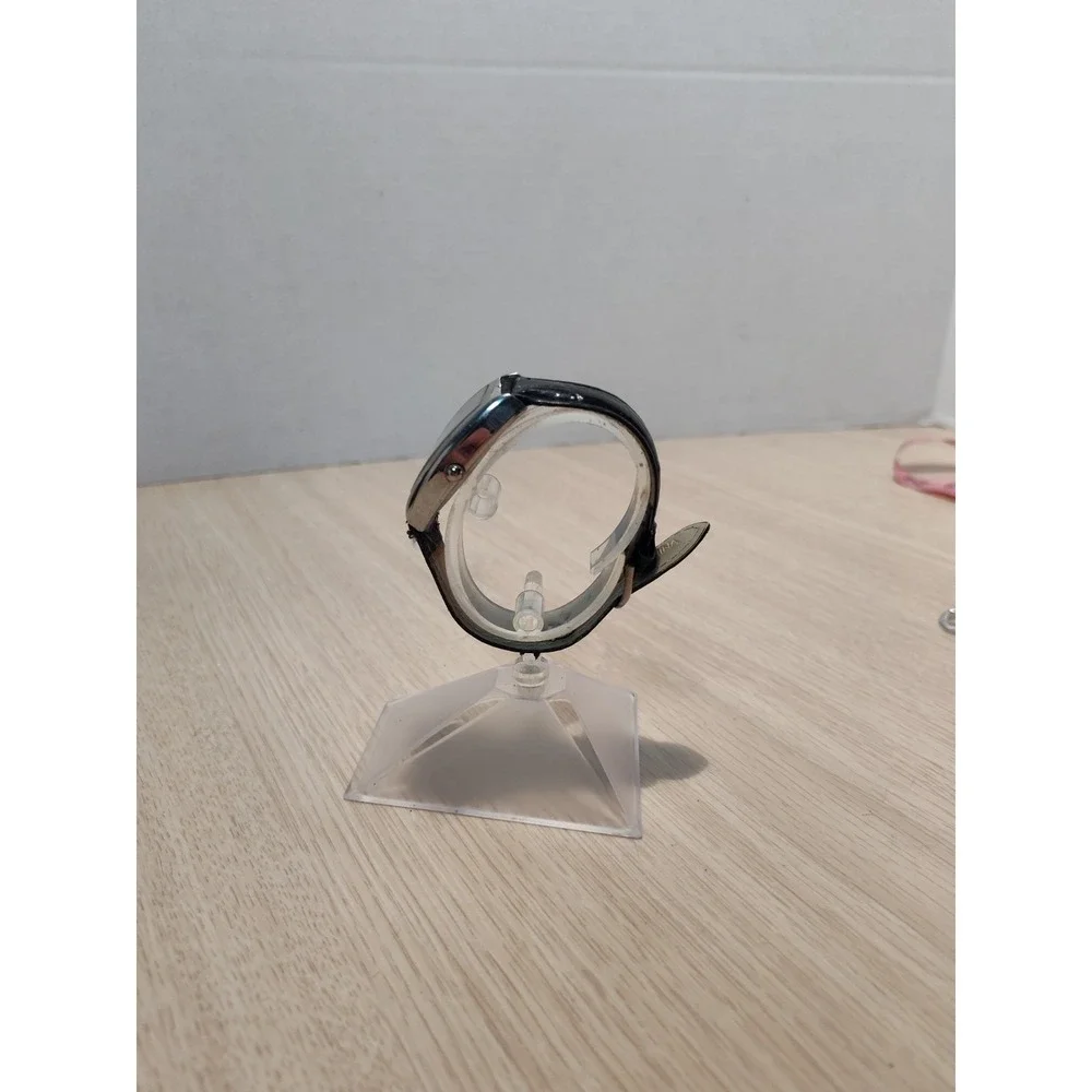 Watch-It Women's Quartz Watch 25mm Black Stap Curved Tank Style Fashion Design